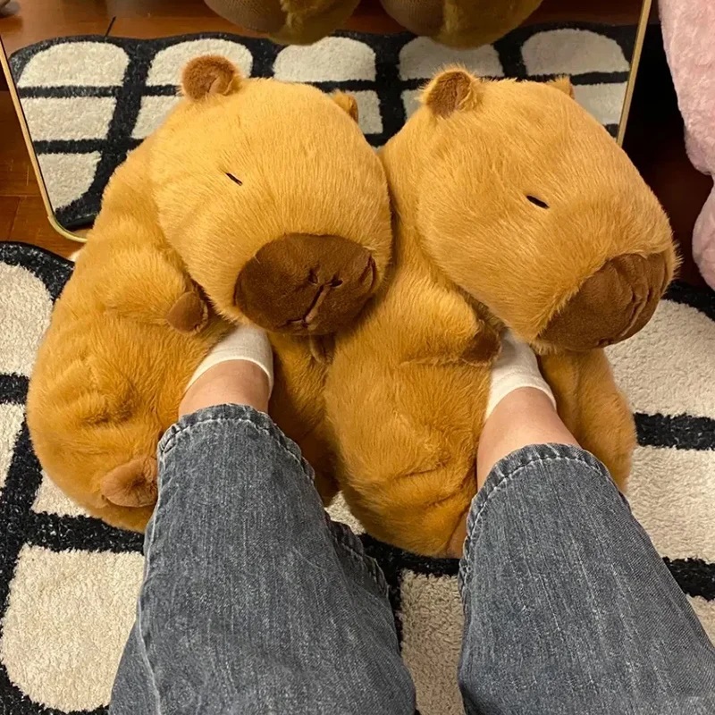 Sewing Garment - Novelty capybara slippers unisex animal slides