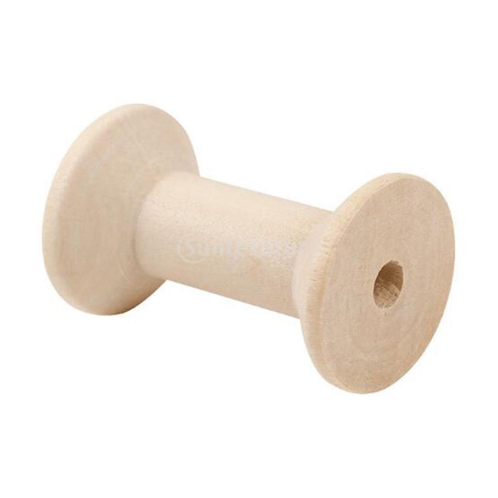 20pcs Wooden Bobbins Thread Sp - Thread Bobbins Empty review and price