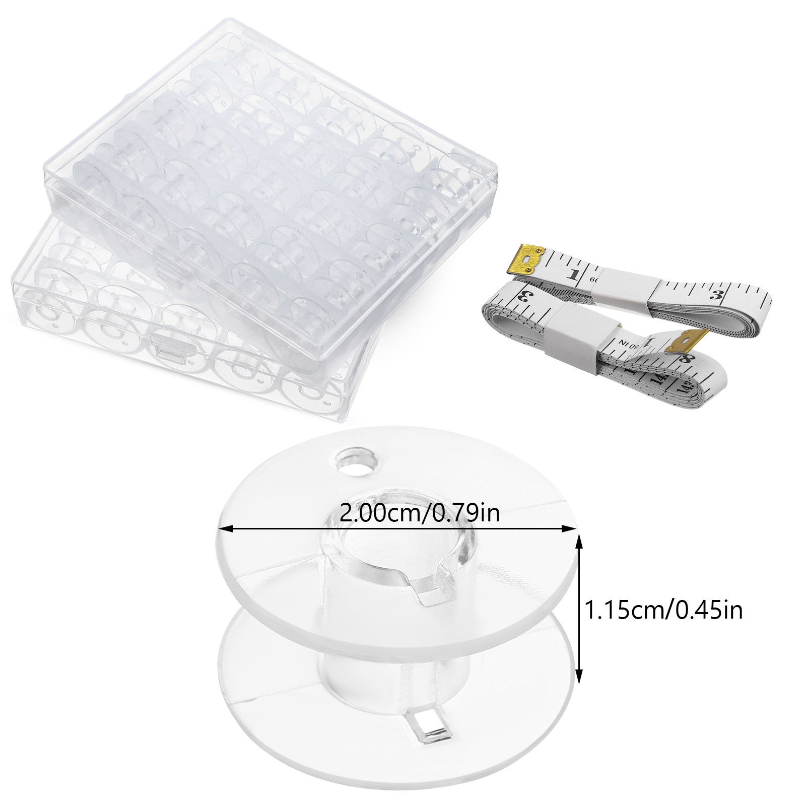 1Set Sewing Bobbins Storage Bo - Thread Bobbins Empty review and price