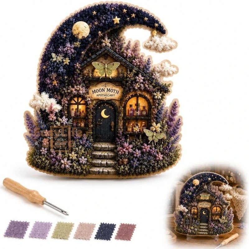 Whimsical Village 3D Fabric Po - Textiles Sewing Techniques review and price