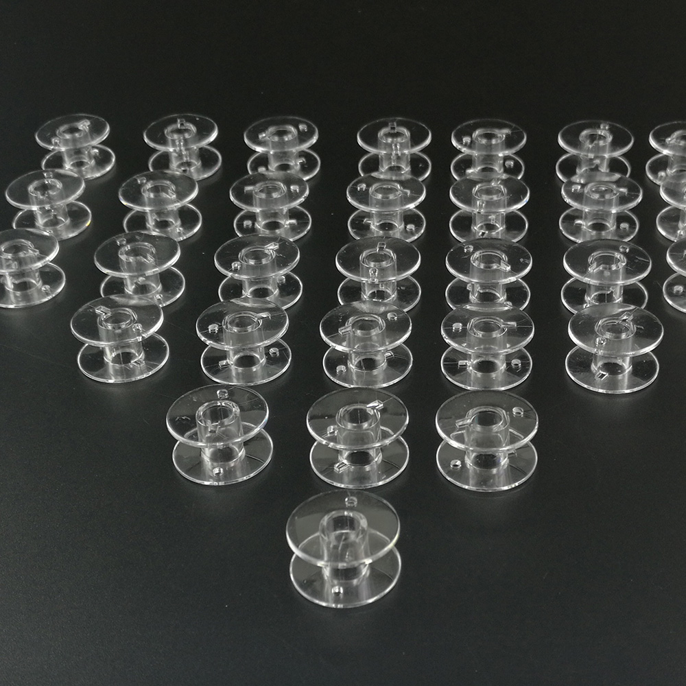 50Pcs Plastic Empty Wire Spool - Thread Bobbins Empty review and price
