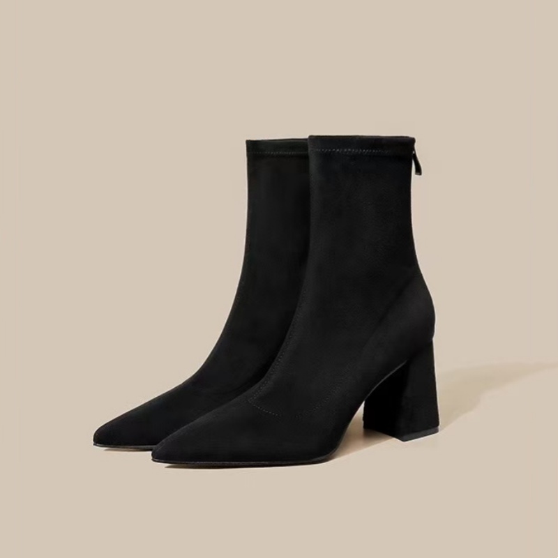 Winter Pointed Suede Comfortab - Sewing Net review and price