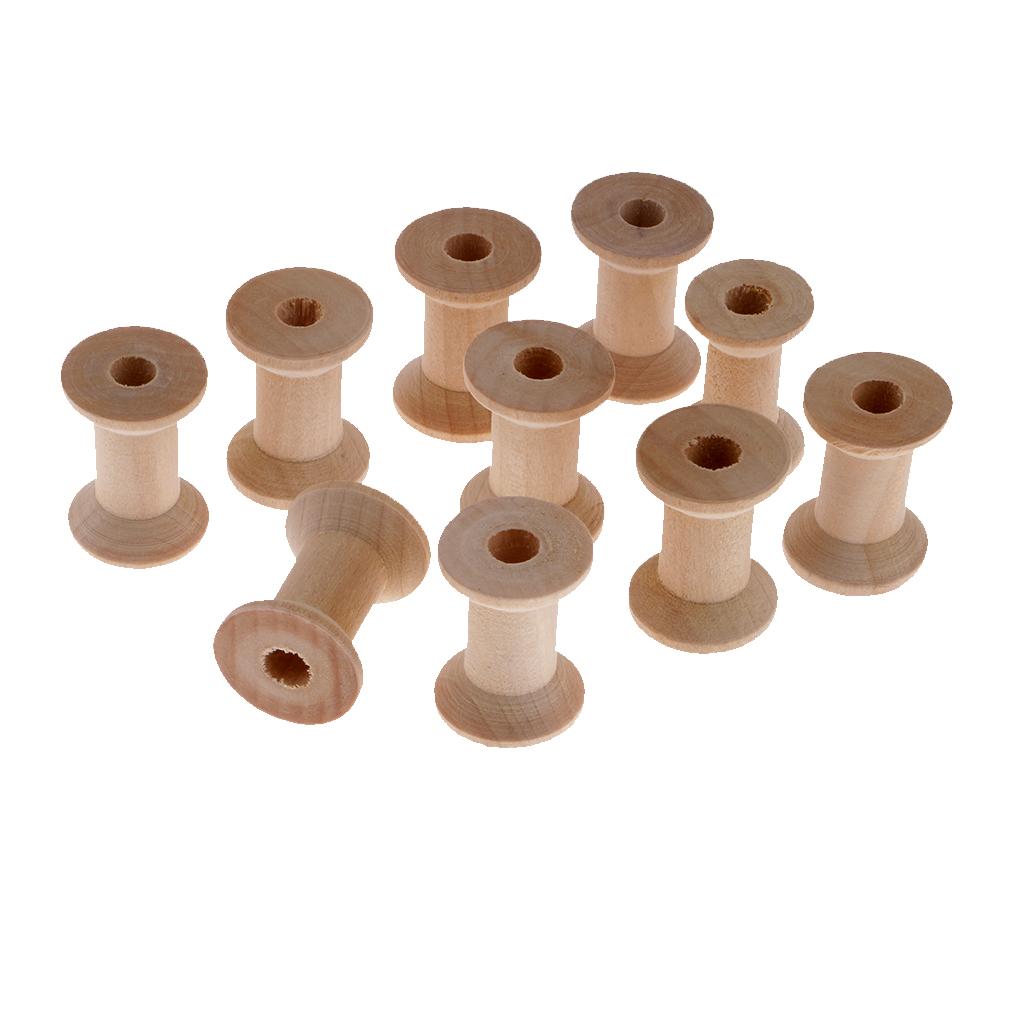 Wooden Empty Spool Thread Bobb - Thread Bobbins Empty review and price