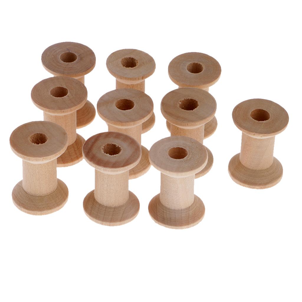 Wooden Empty Spool Thread Bobb - Thread Bobbins Empty review and price