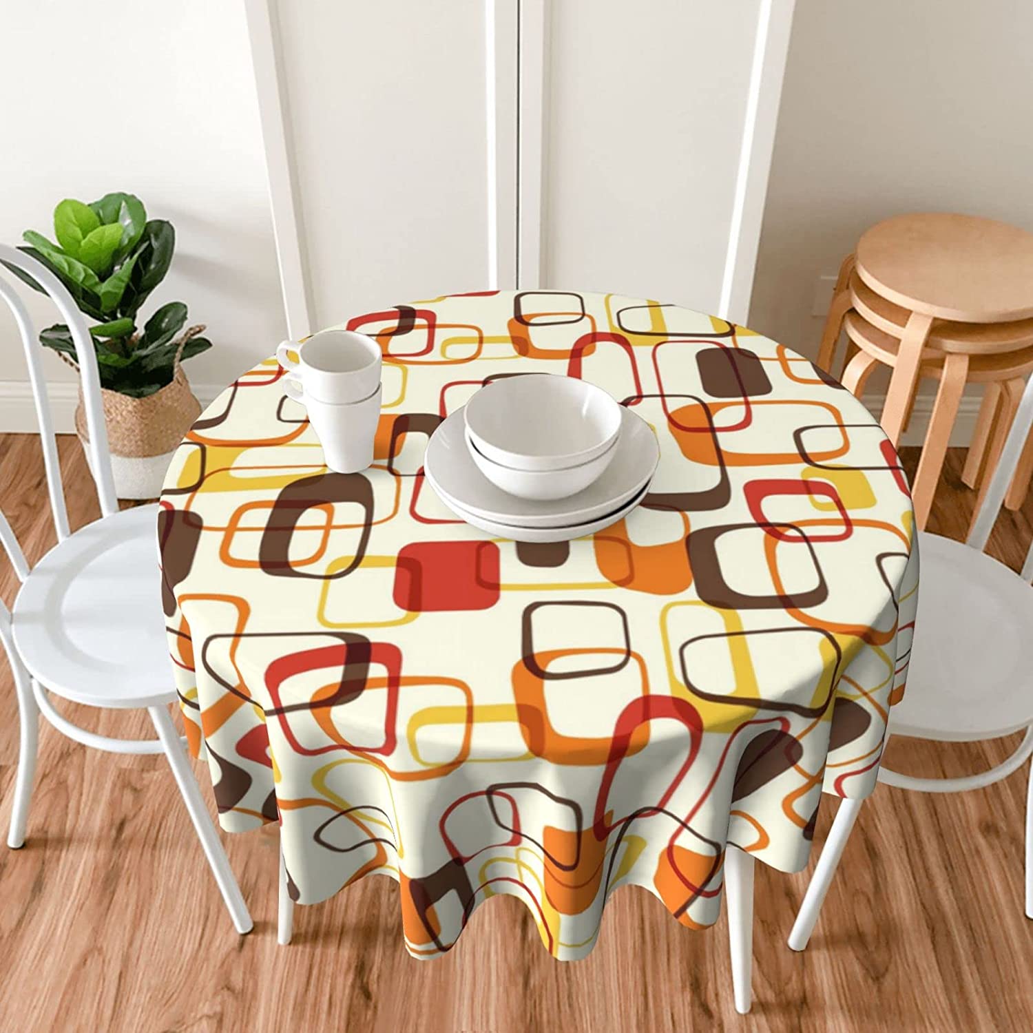 Retro Mid Century Geometric Ro - Century Textile & Sewing Supply Photos review and price