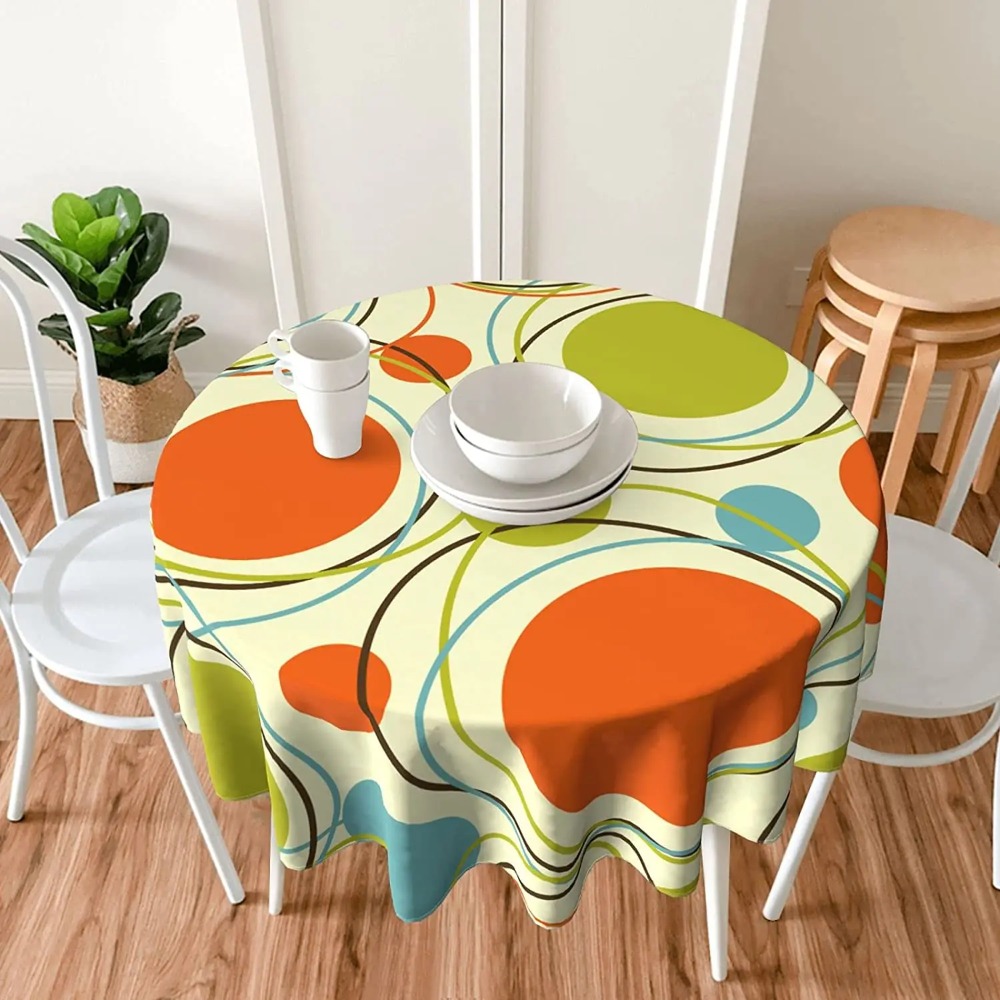 Table Cloth Colorful 1950s Ret - Century Textile & Sewing Supply Photos review and price