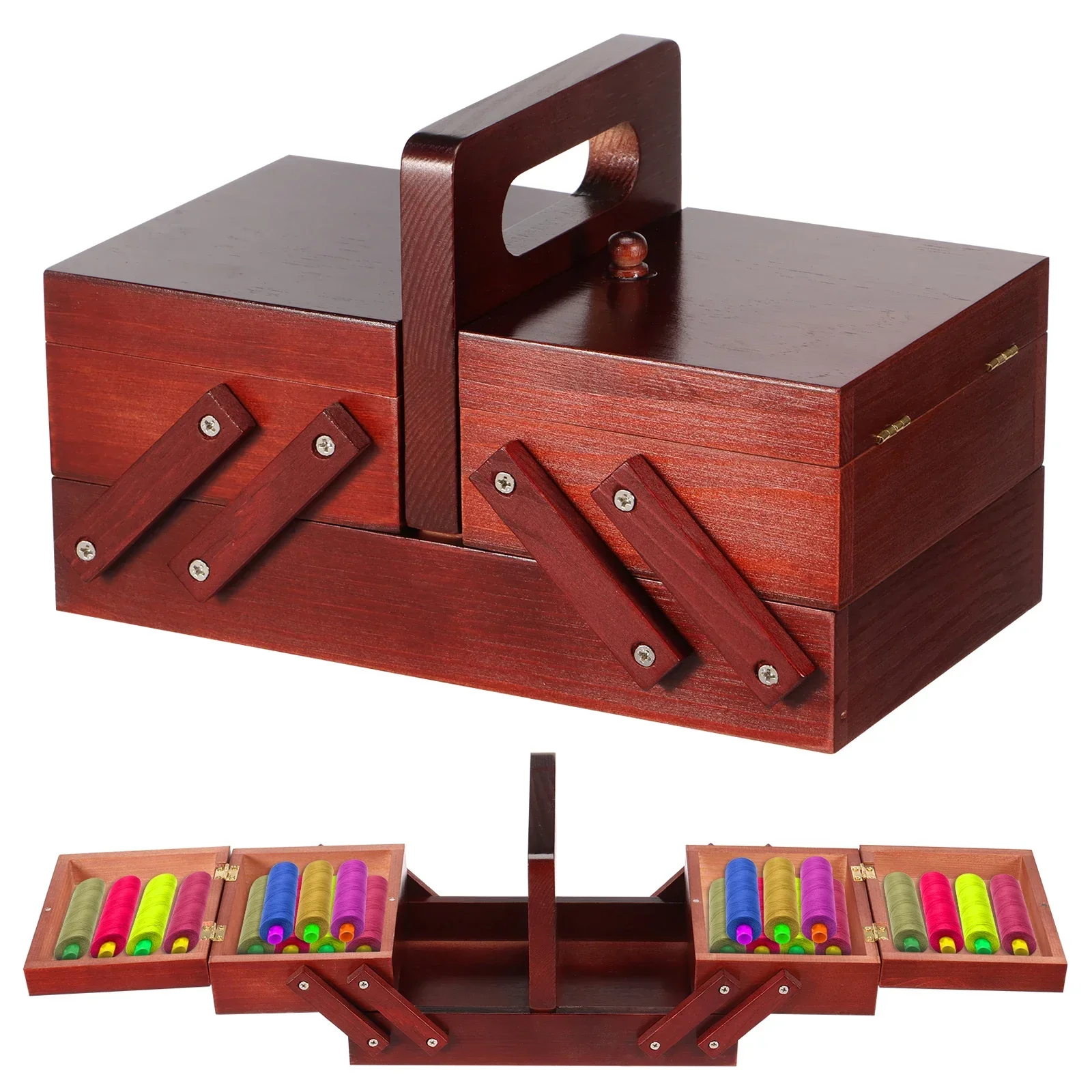 Expandable Sewing Thread Box W - Thread Bobbins Empty review and price