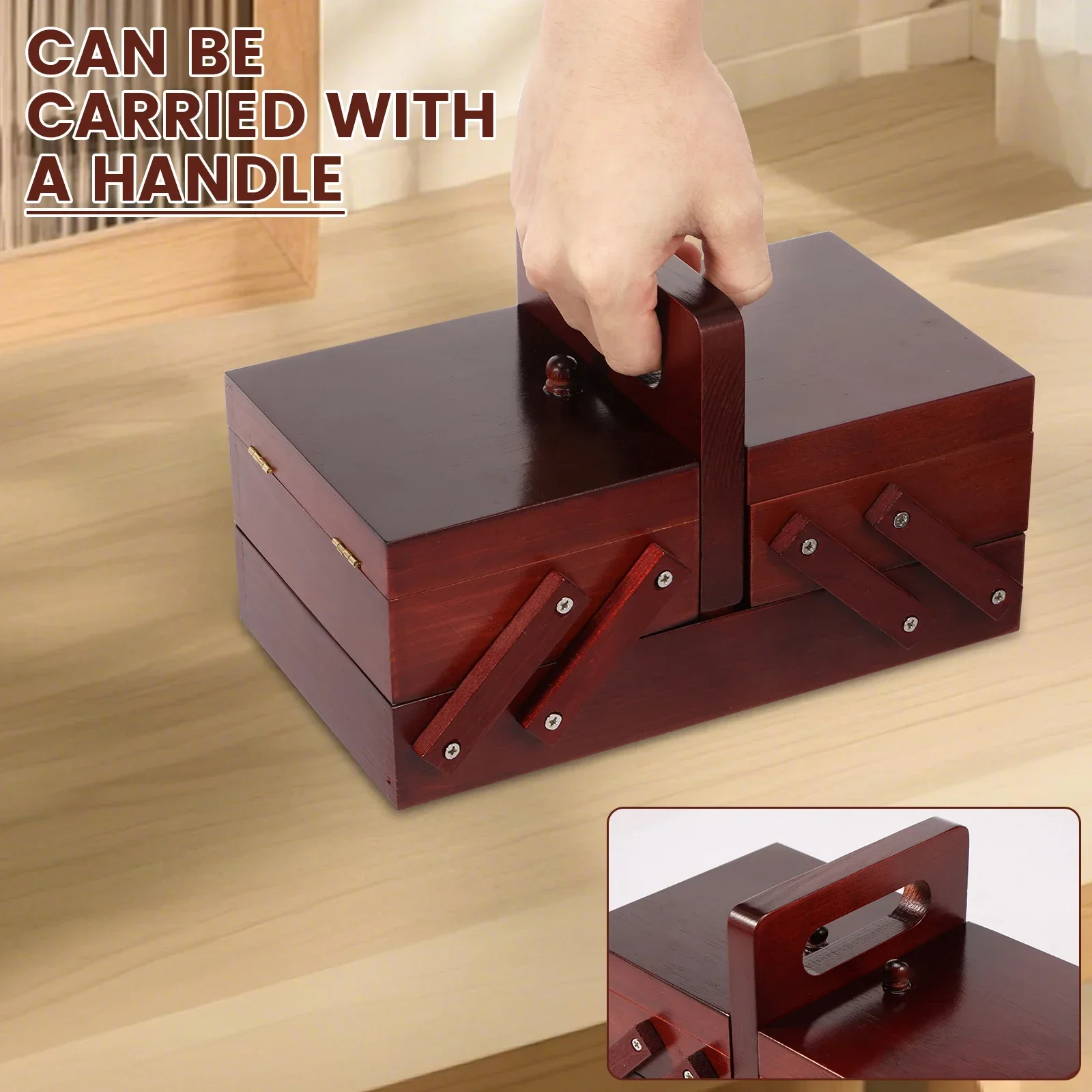 Expandable Sewing Thread Box W - Thread Bobbins Empty review and price