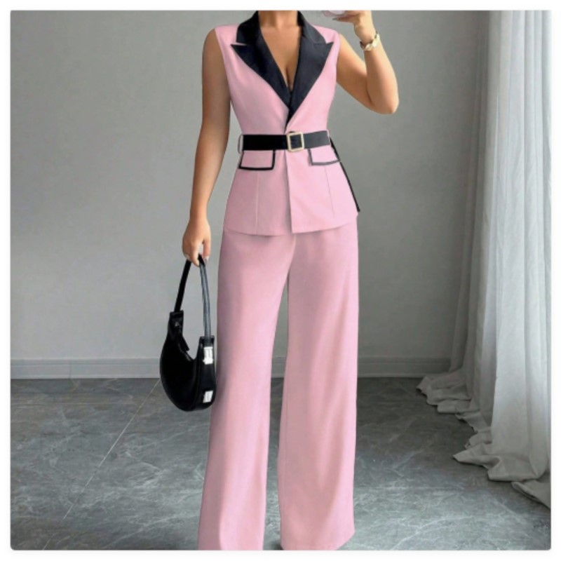 Vest Suit Women Wide Leg Pants - Sewing Vest review and price