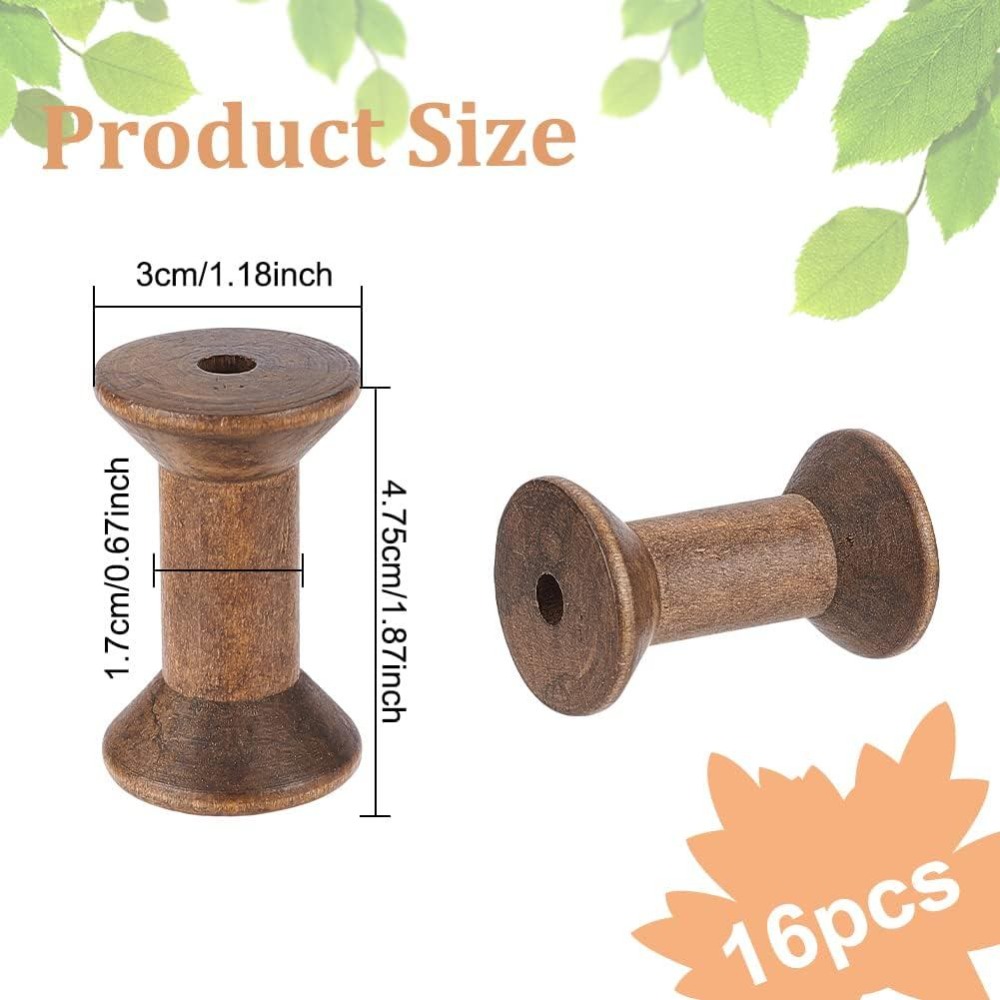 16Pcs Empty Thread Spools 1.87 - Thread Bobbins Empty review and price
