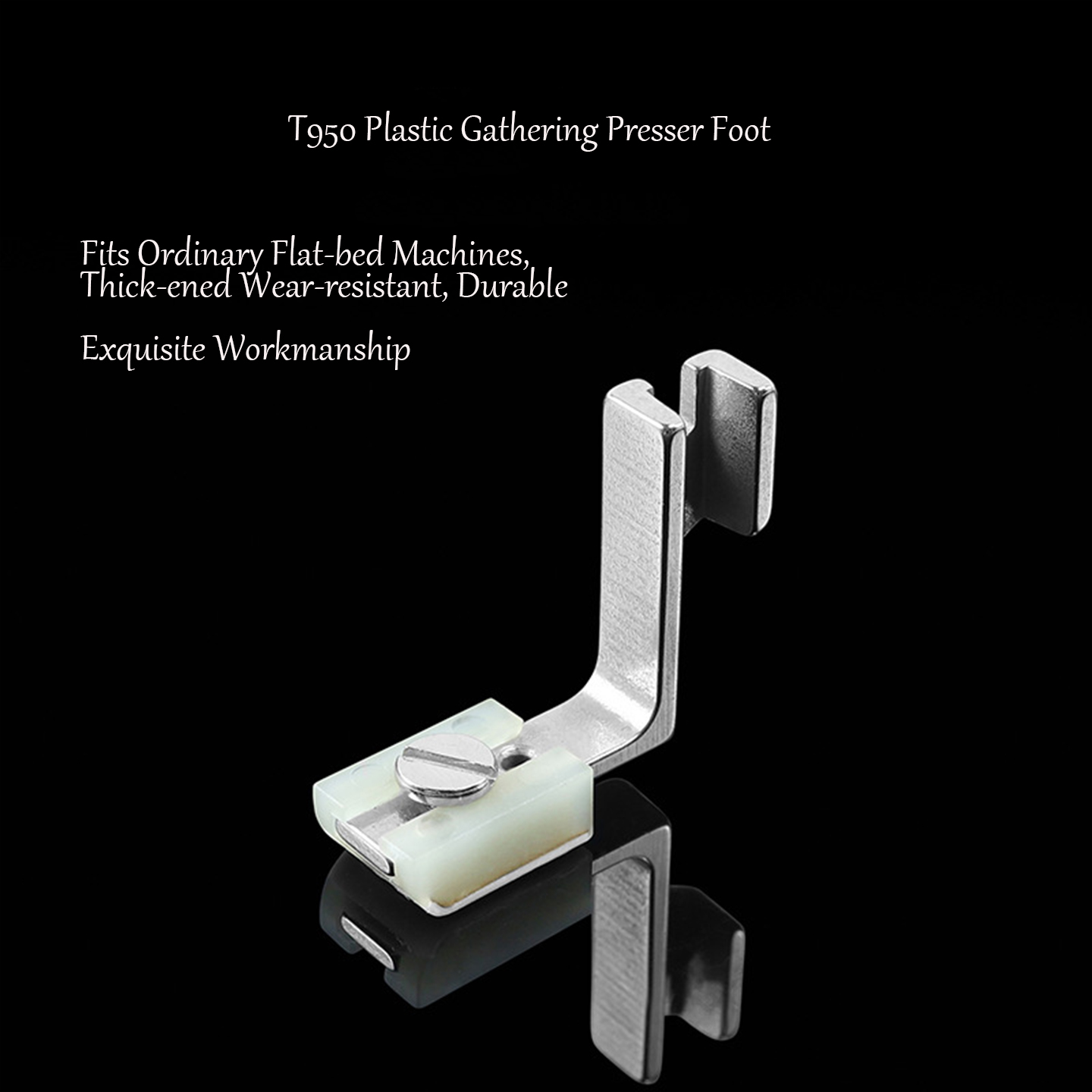 T950 Teflon Plastic Gathering  - Textile Sewing Machine review and price