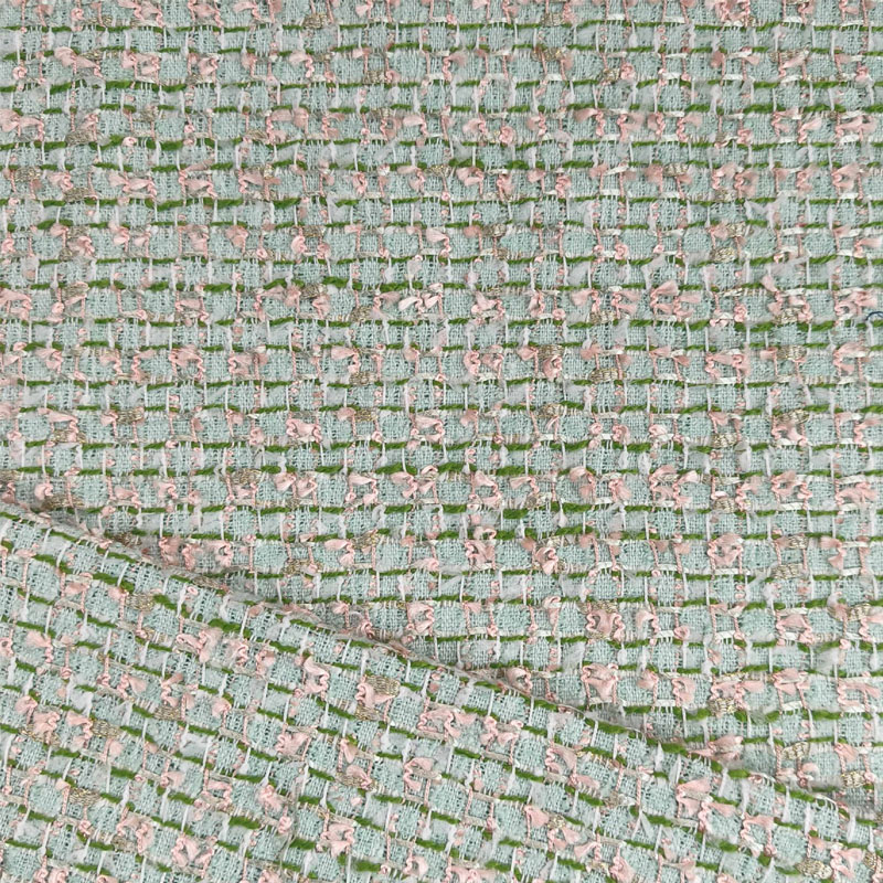 Green/Red Ribbon Yarn-Dyed Bra - Sewing Tweed Fabric review and price