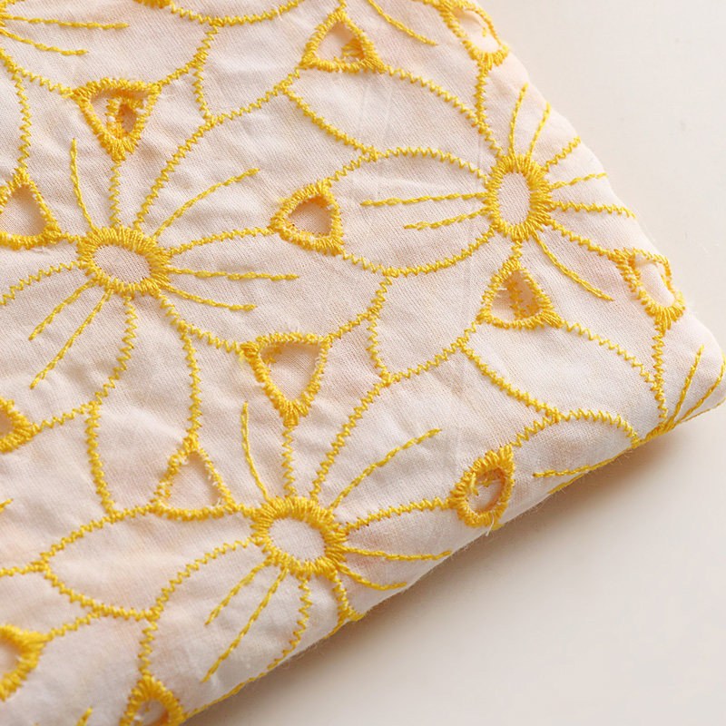 100% Cotton Embroidered Eyelet - Sewing Eyelet Fabric review and price