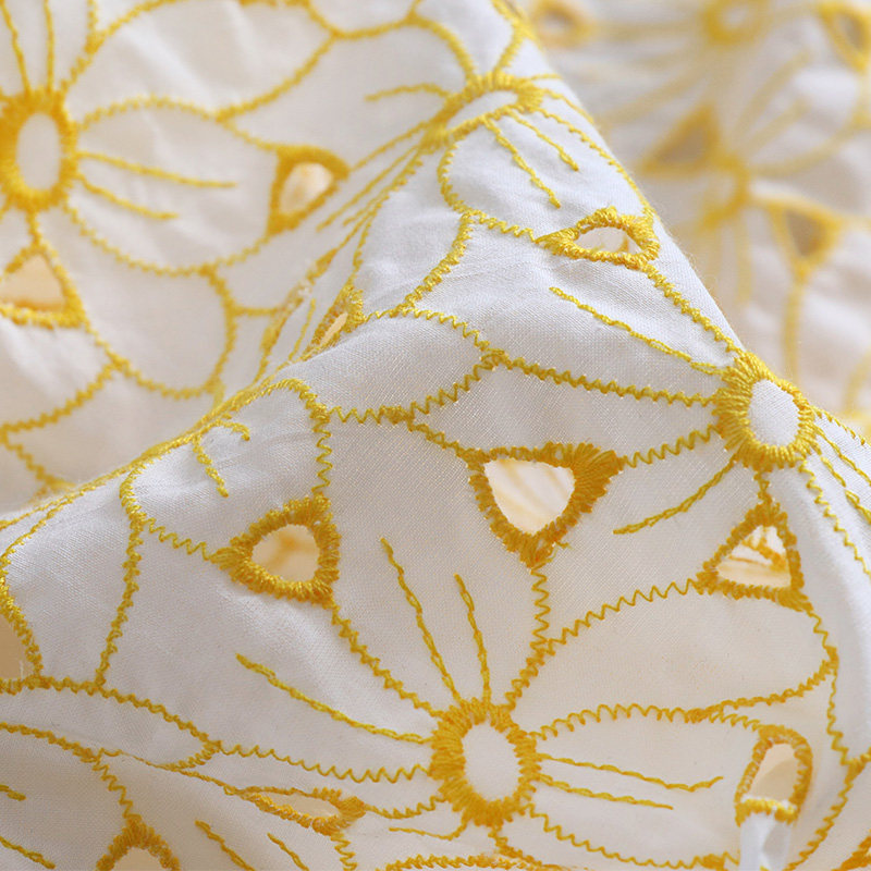 100% Cotton Embroidered Eyelet - Sewing Eyelet Fabric review and price