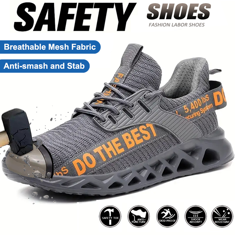 Steel Toe Safety Shoes for Men - Sewing Net review and price