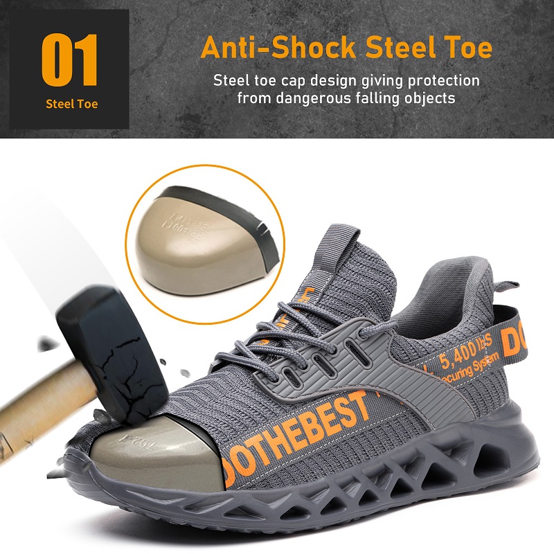 Steel Toe Safety Shoes for Men - Sewing Net review and price