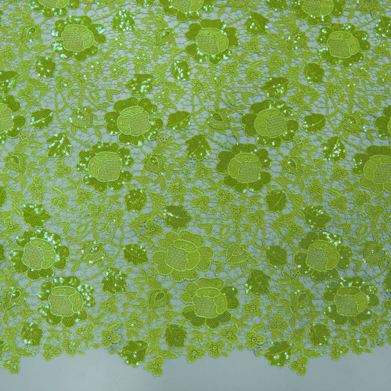 Lemon Green Hjgh Quality Hollo - Sewing Eyelet Fabric review and price